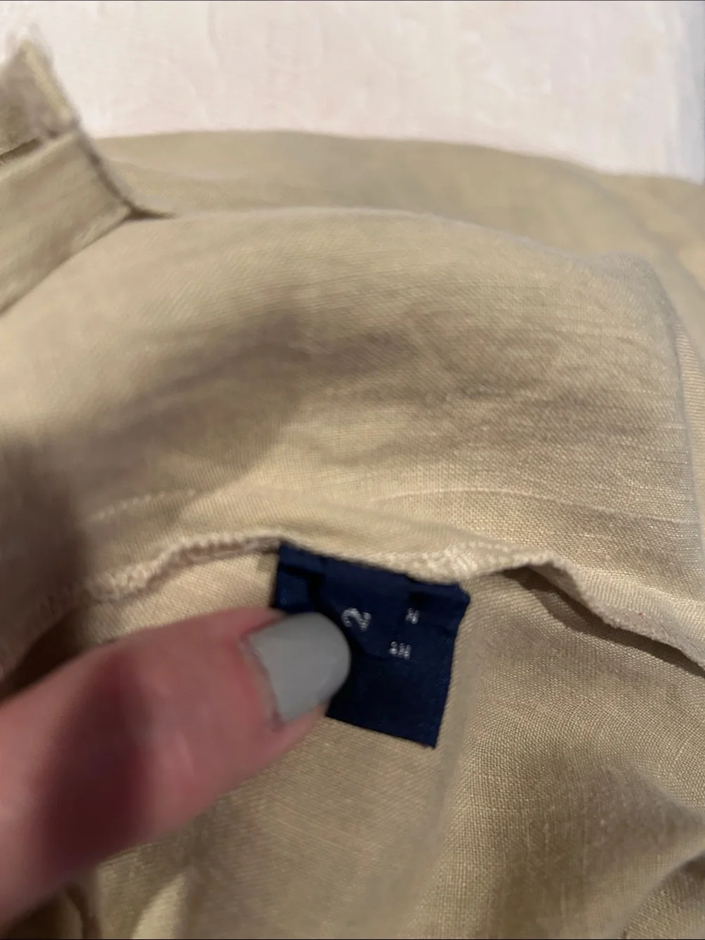 Vintage Ralph Lauren (no tag) Tie-Waist Linen Maxi Skirt - Picture 2 of 3